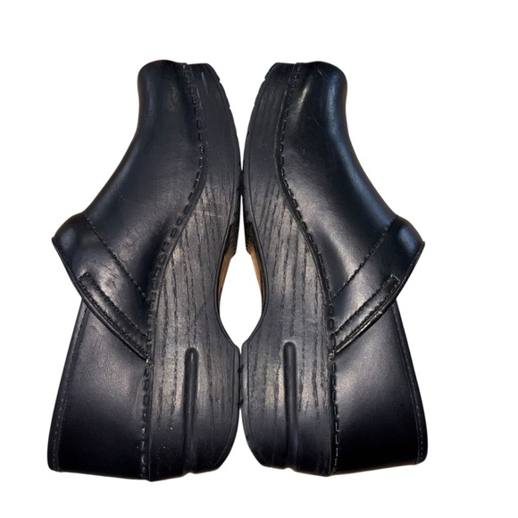 Dansko Professional Black Box Leather Clogs – Women Sz EU 38 (US 8) - Picture 3 of 10